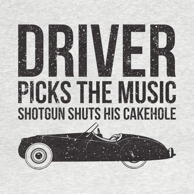 Driver Picks The Music Funny Quote by RedYolk